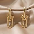 Tiffany Hardware · Medium Hoops · Rose Gold