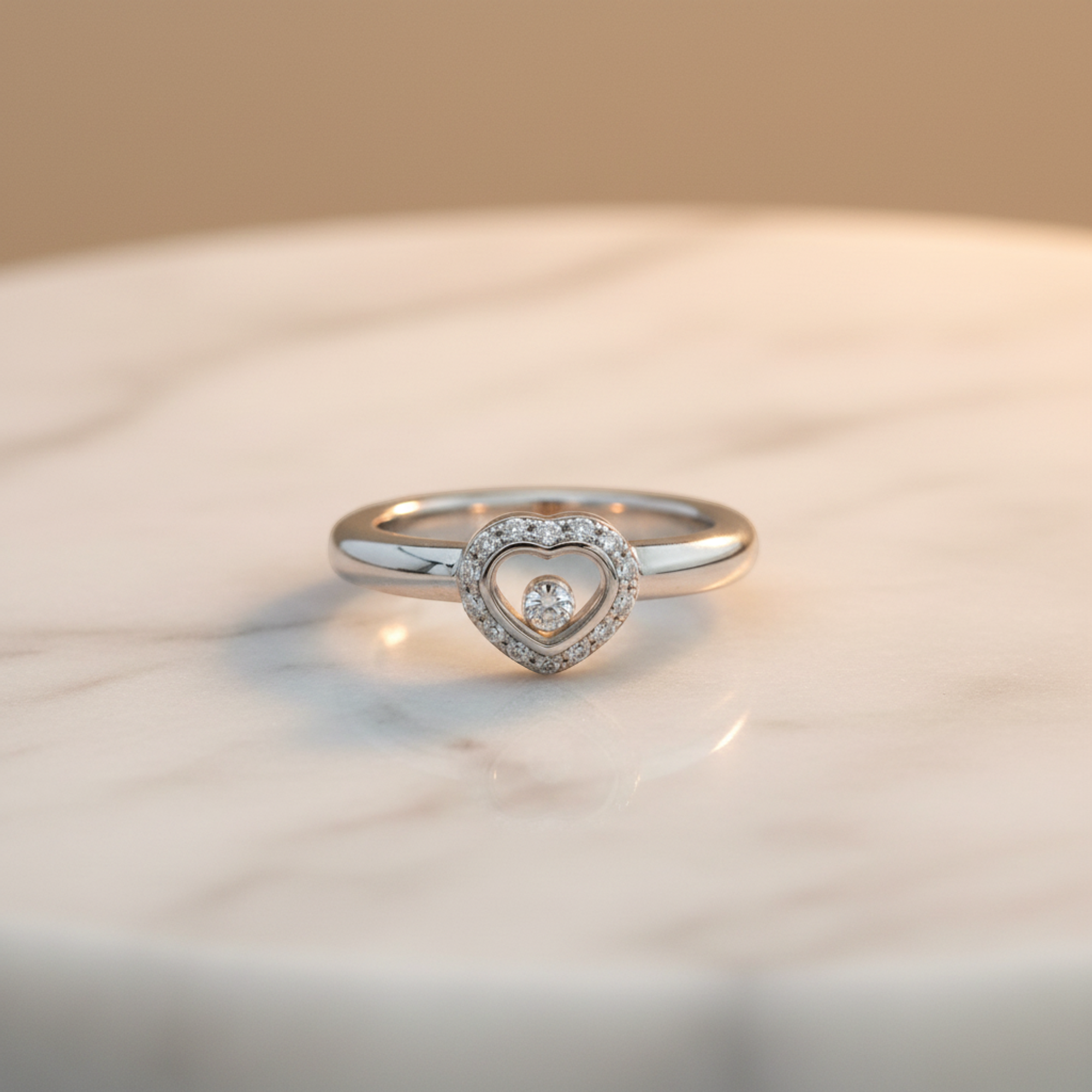 Chopard Happy Diamonds Heart · 18K White Gold