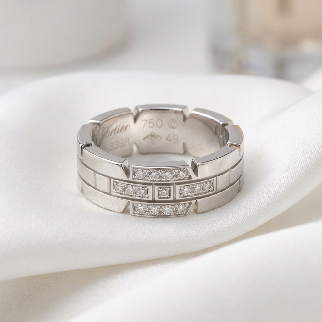 Cartier Tank Française · Diamond · White Gold
