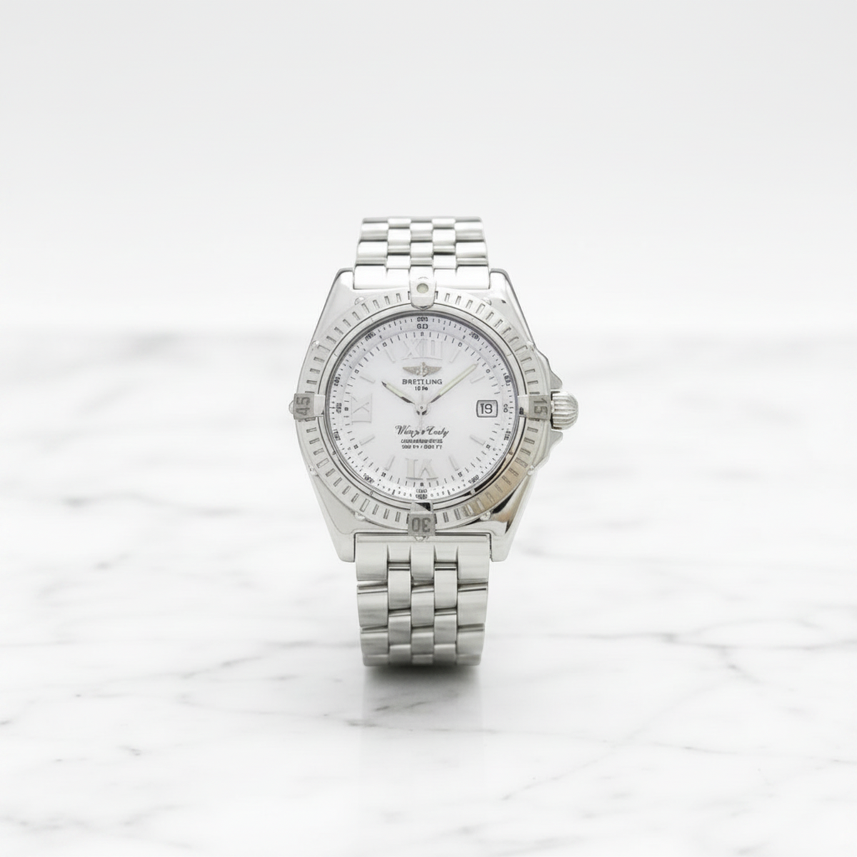 Breitling Wings · Mother-of-Pearl · Steel