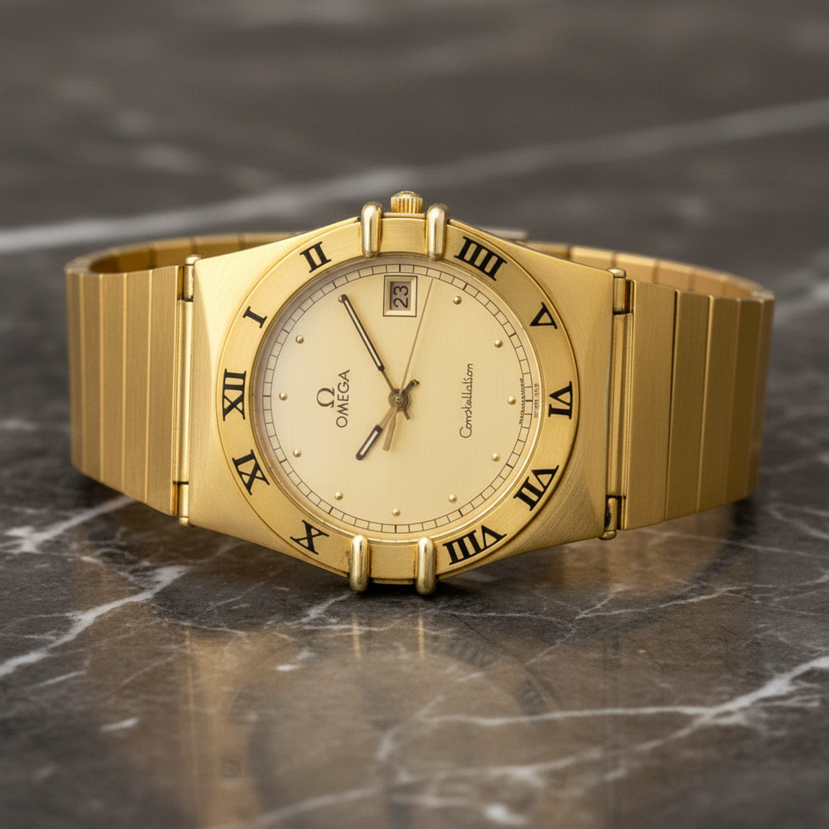 Omega Constellation · Gold Plated · Quartz
