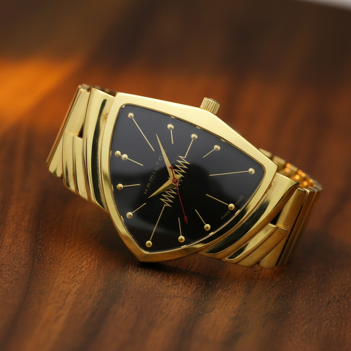 Hamilton Ventura · Gold Plated · Quartz