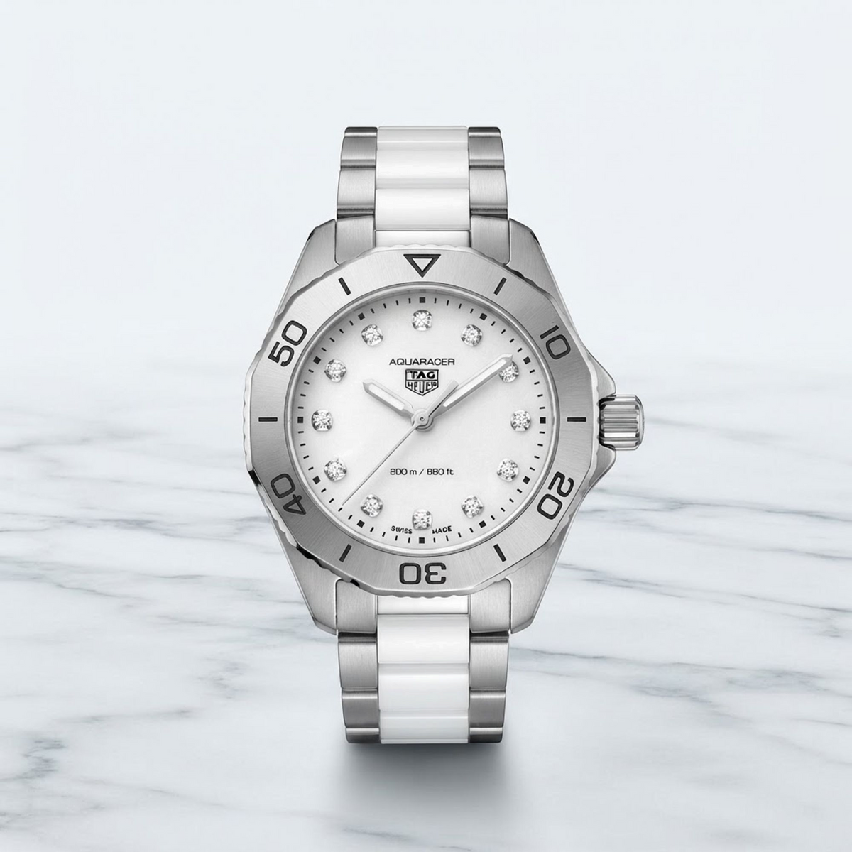 Tag Heuer Aquaracer · Steel · Mother-of-Pearl