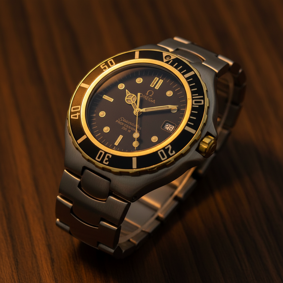 Omega Seamaster · Steel & 18K Yellow Gold
