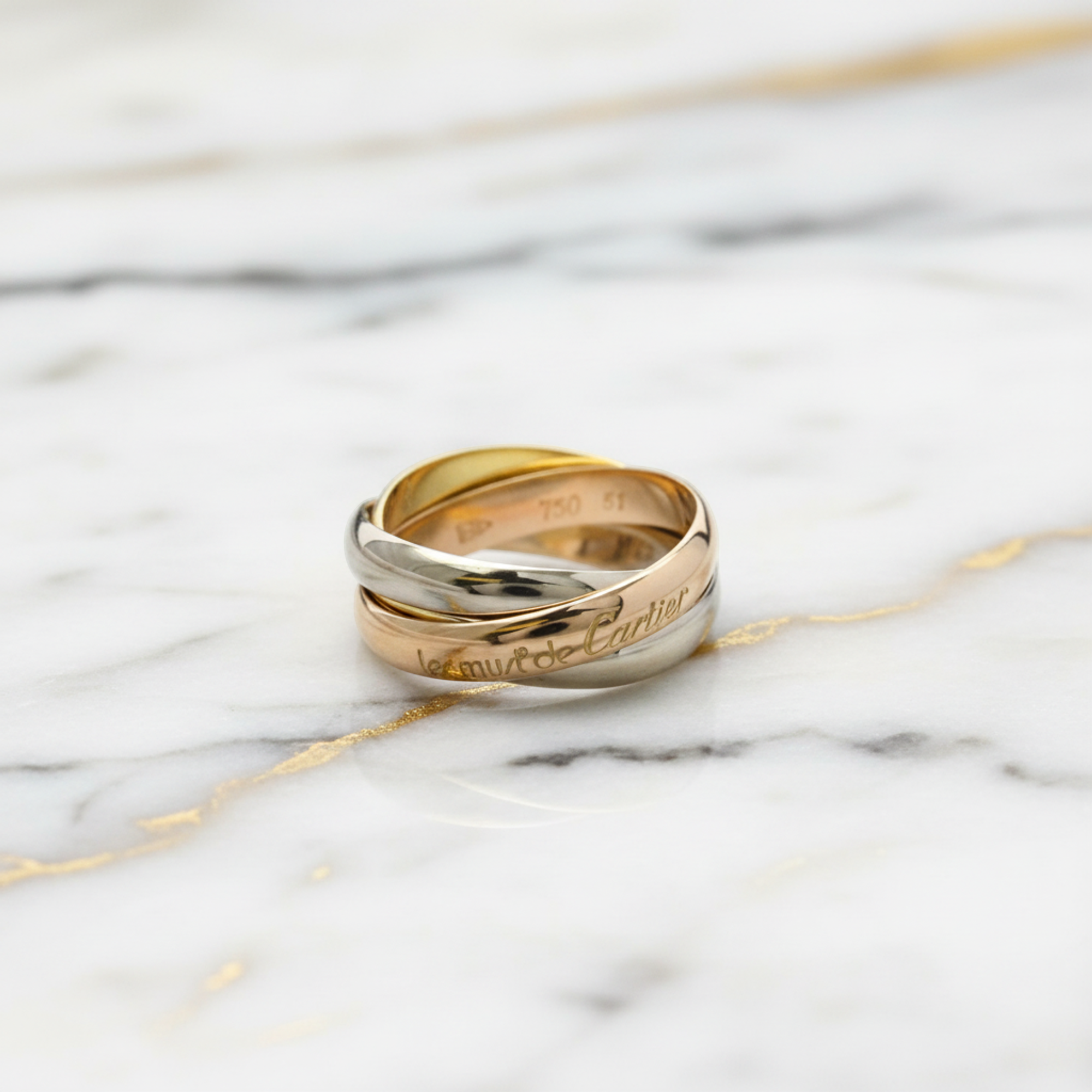 Cartier Trinity · Tri-Gold