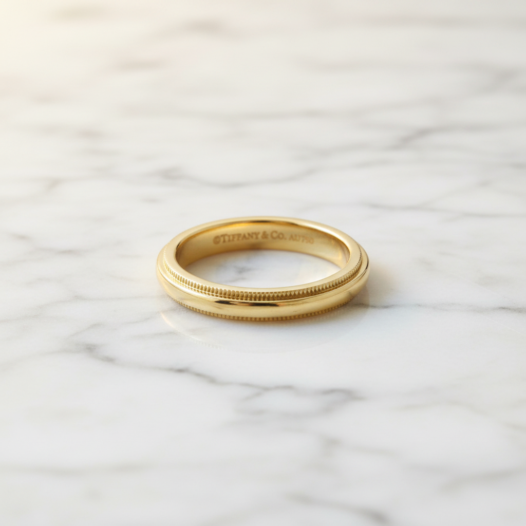 Tiffany Milgrain · 18K Yellow Gold