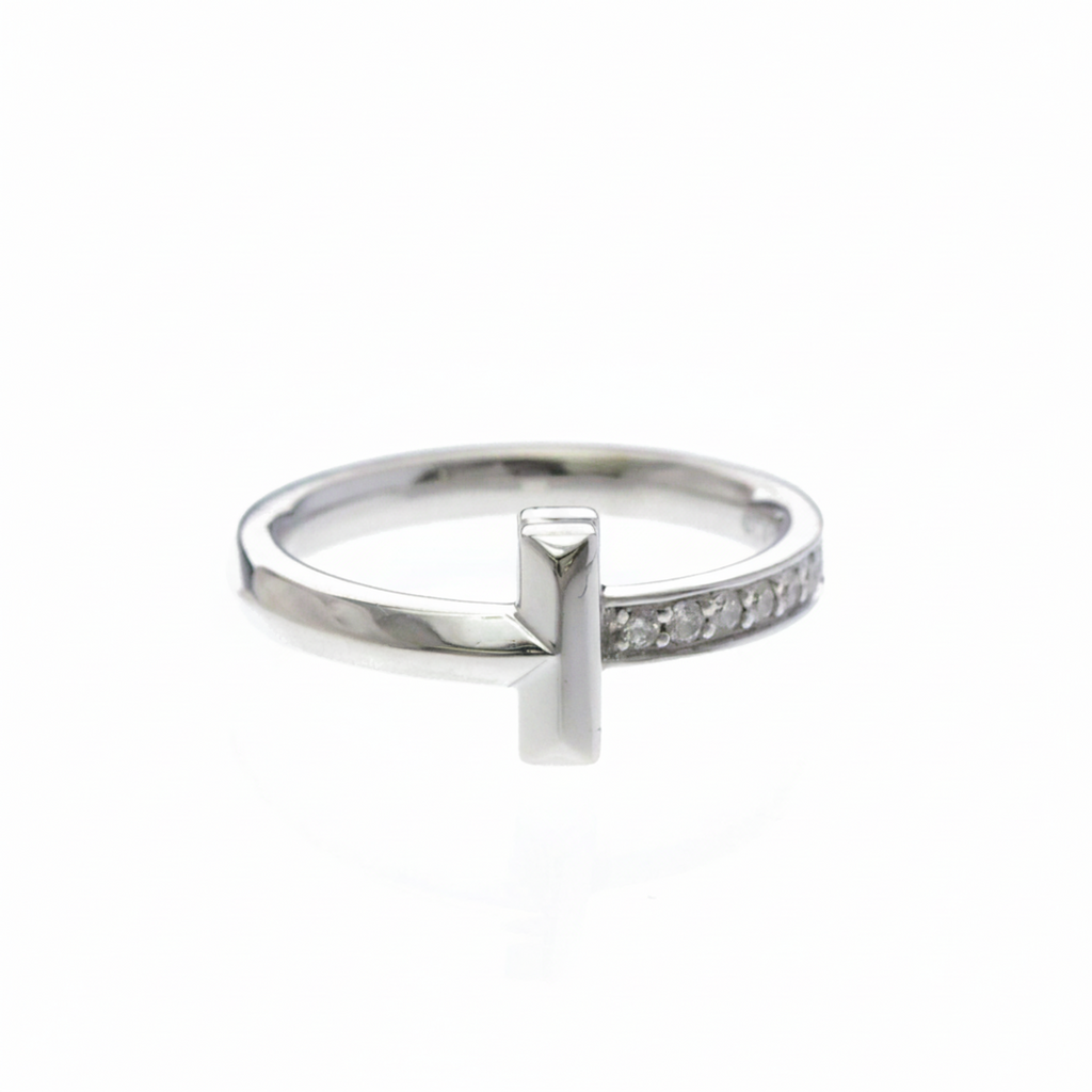 Tiffany T One · Diamond · 18K White Gold