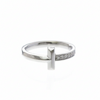 Tiffany T One · Diamond · 18K White Gold