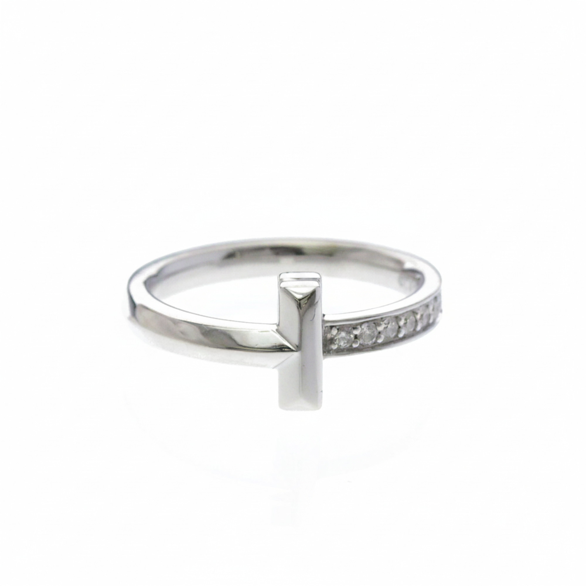 Tiffany T One · Diamond · 18K White Gold
