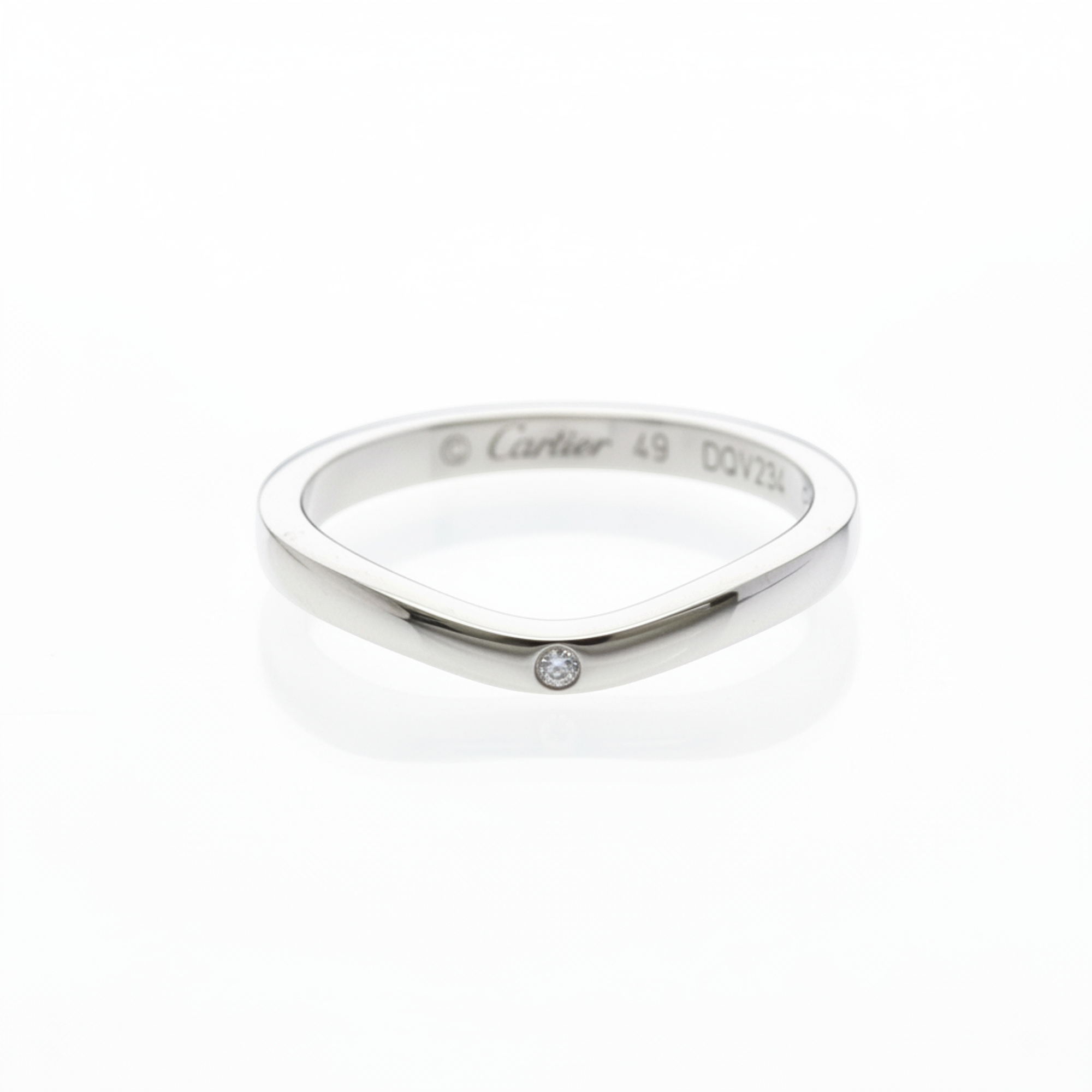 Cartier Ballerina · Platinum · Three Diamonds