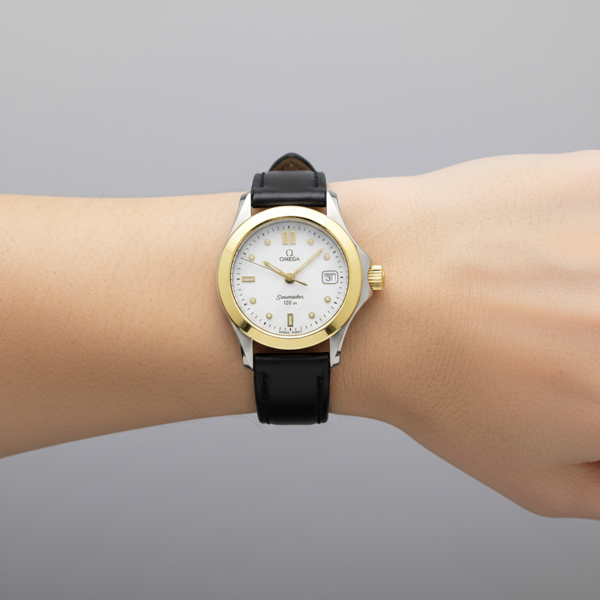 Omega Seamaster 120M · 18K Yellow Gold · Steel