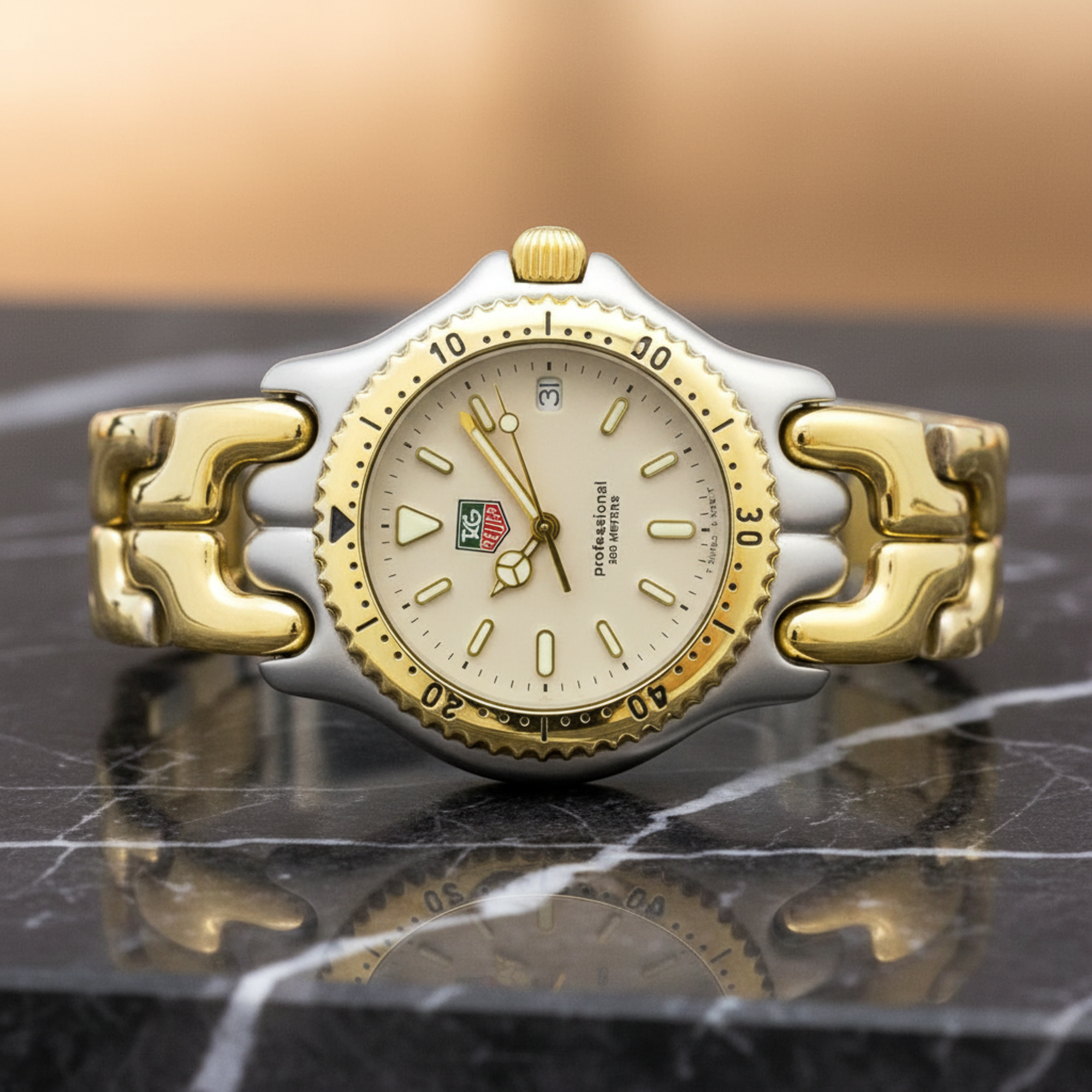 Tag Heuer Sel · Gold Plated Steel · Quartz