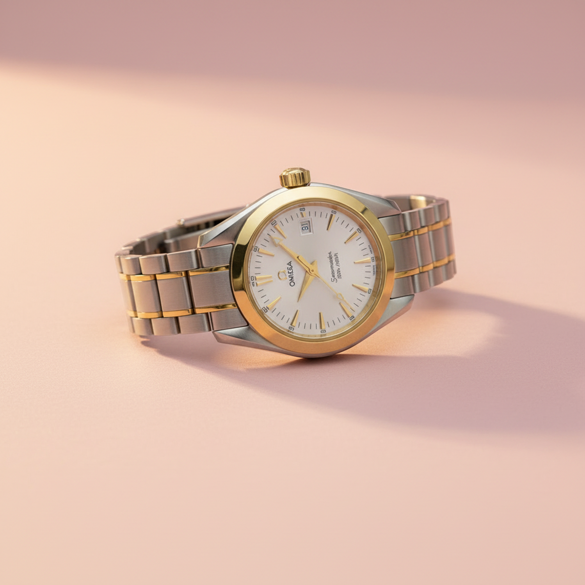 Omega Seamaster Aqua Terra · 18K Gold & Steel