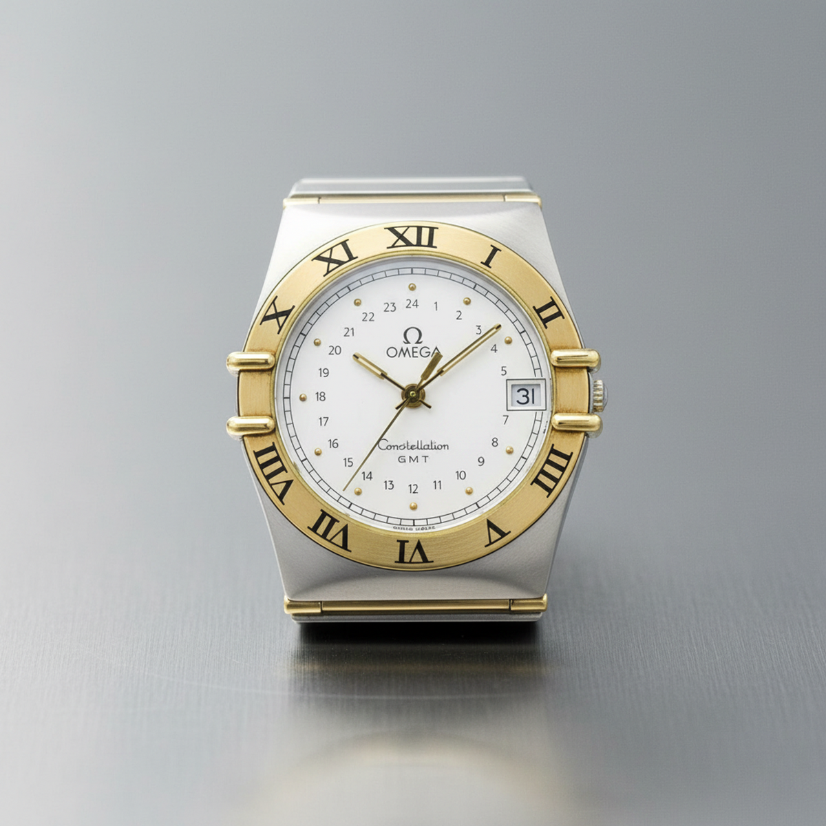 Omega Constellation GMT · 18K Gold & Steel