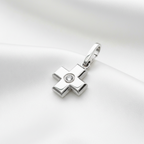 Cartier Cross · 18K White Gold · Diamond