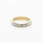 Tiffany Milgrain · Platinum & 18K Gold