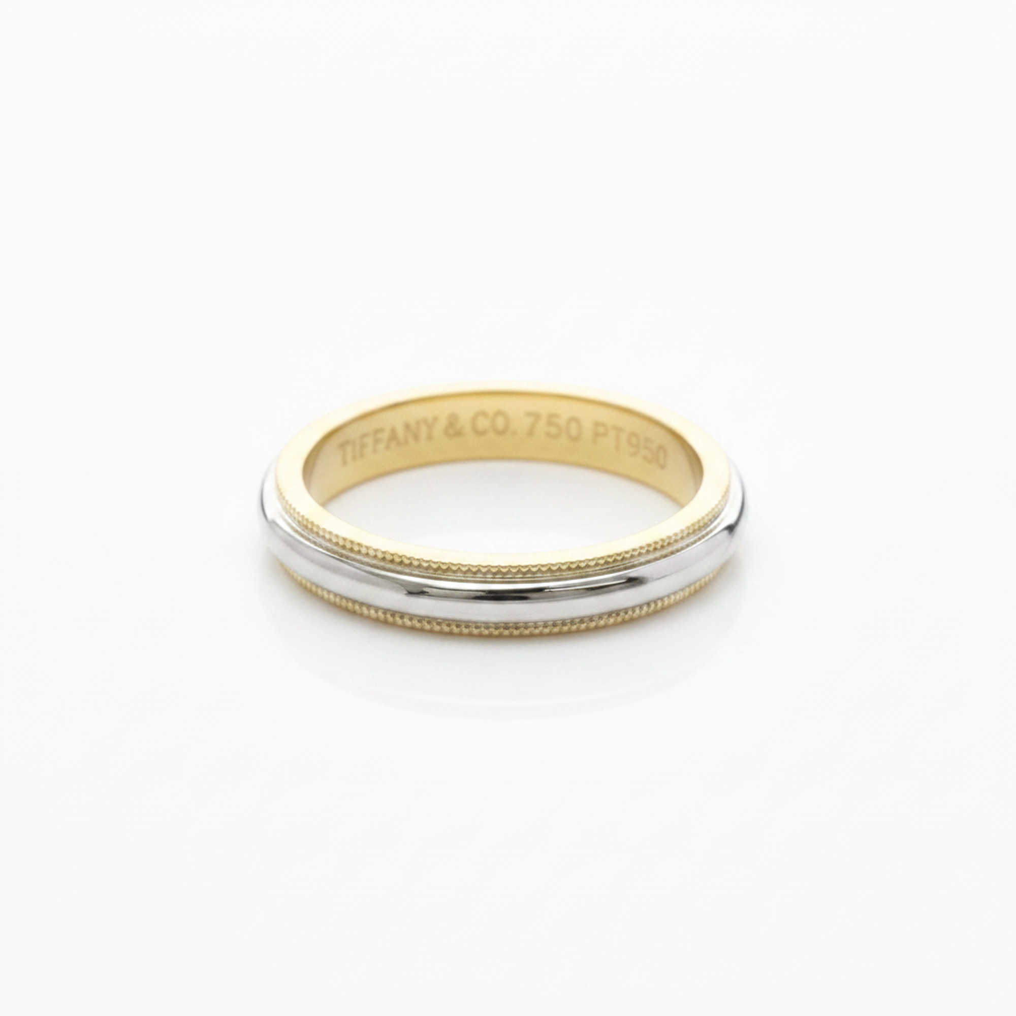 Tiffany Milgrain · Platinum & 18K Gold