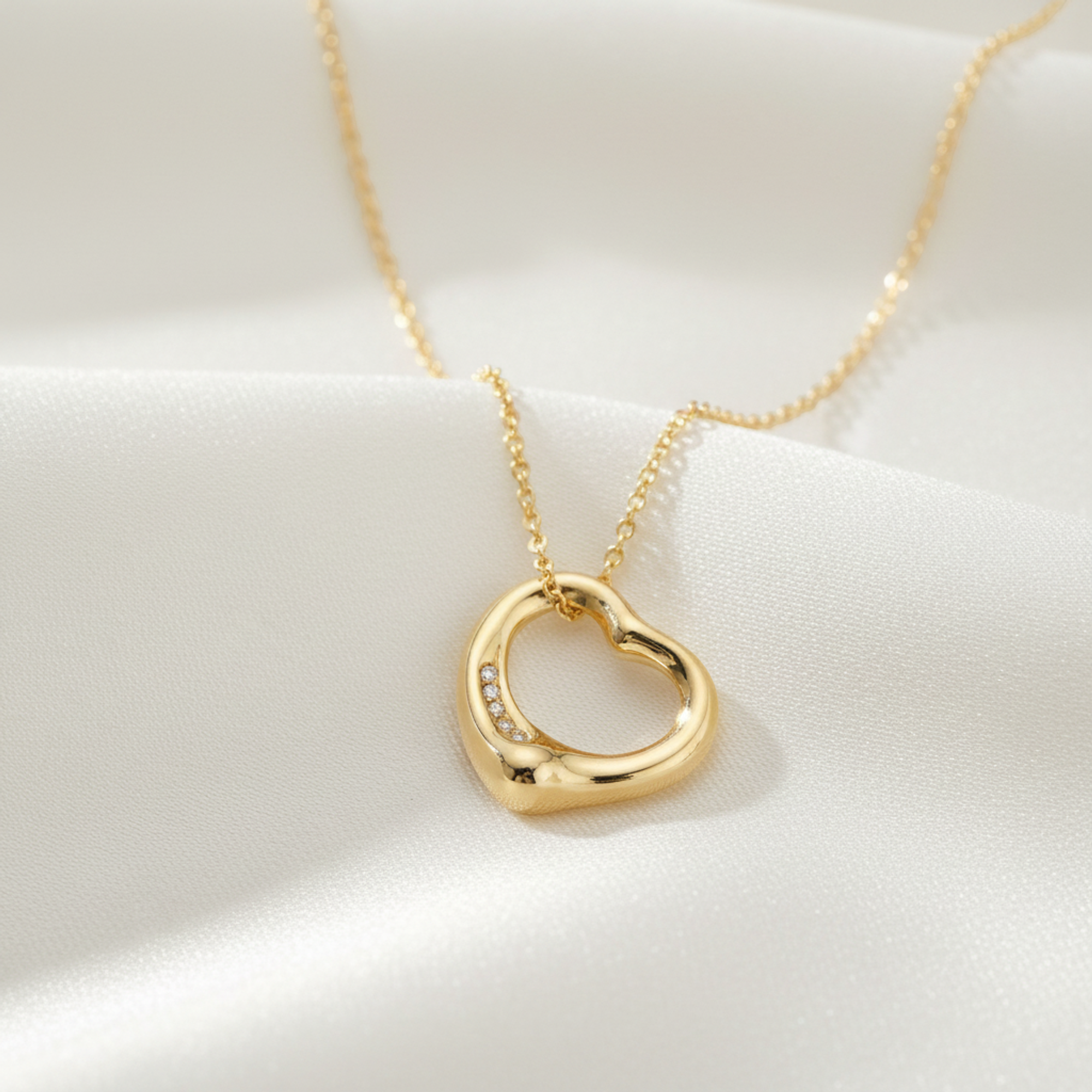 Tiffany Open Heart · Rose Gold · Diamond