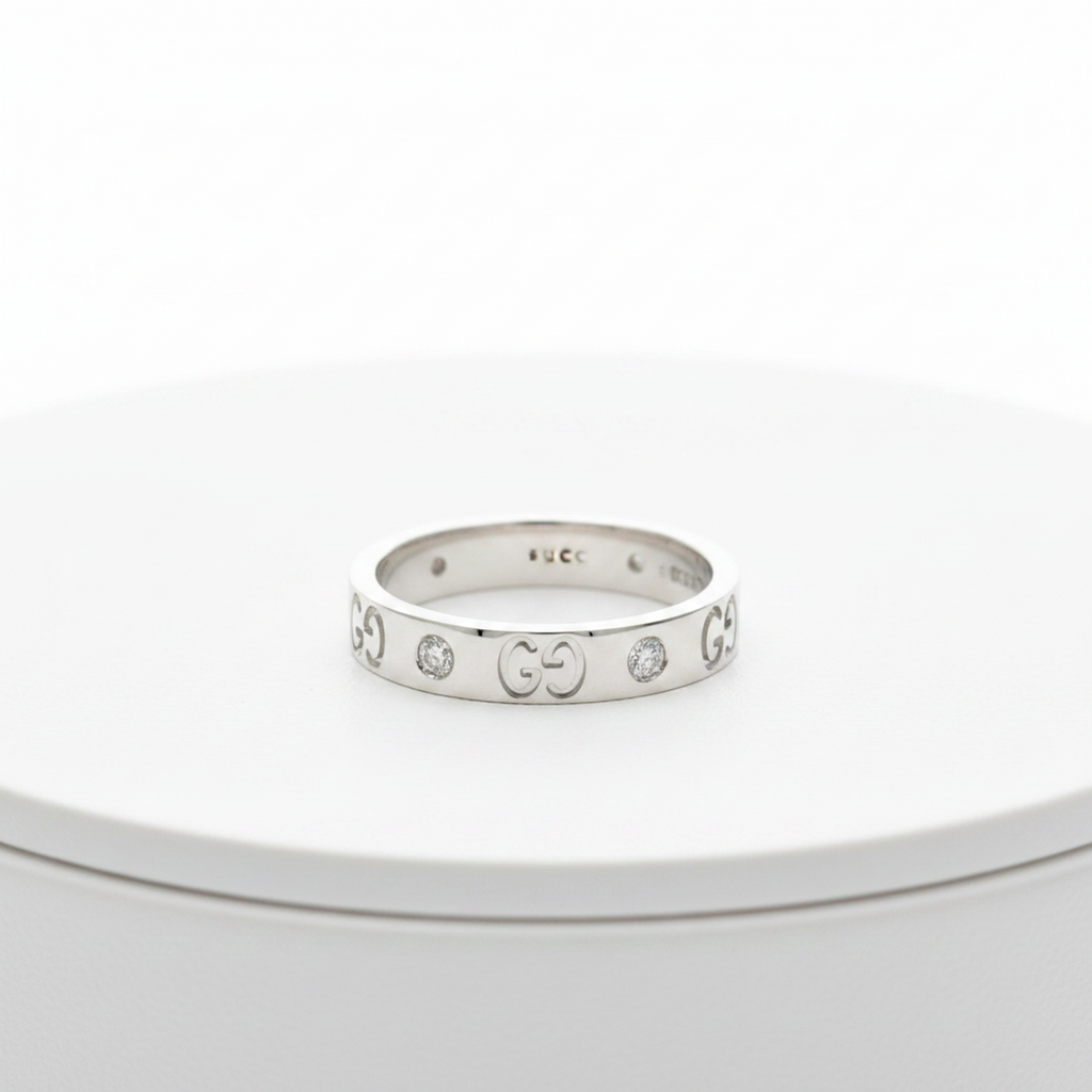 Gucci Icon · 18K White Gold · Diamond