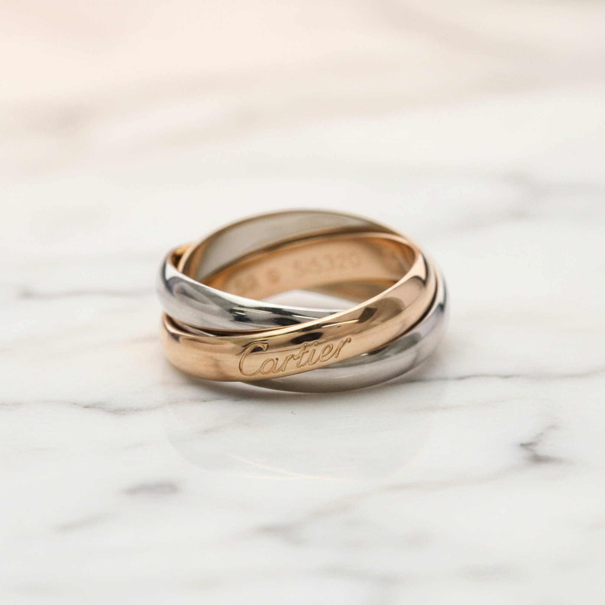Cartier Trinity · Three Gold