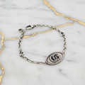 Gucci Double G · Silver 925 Charm Bracelet