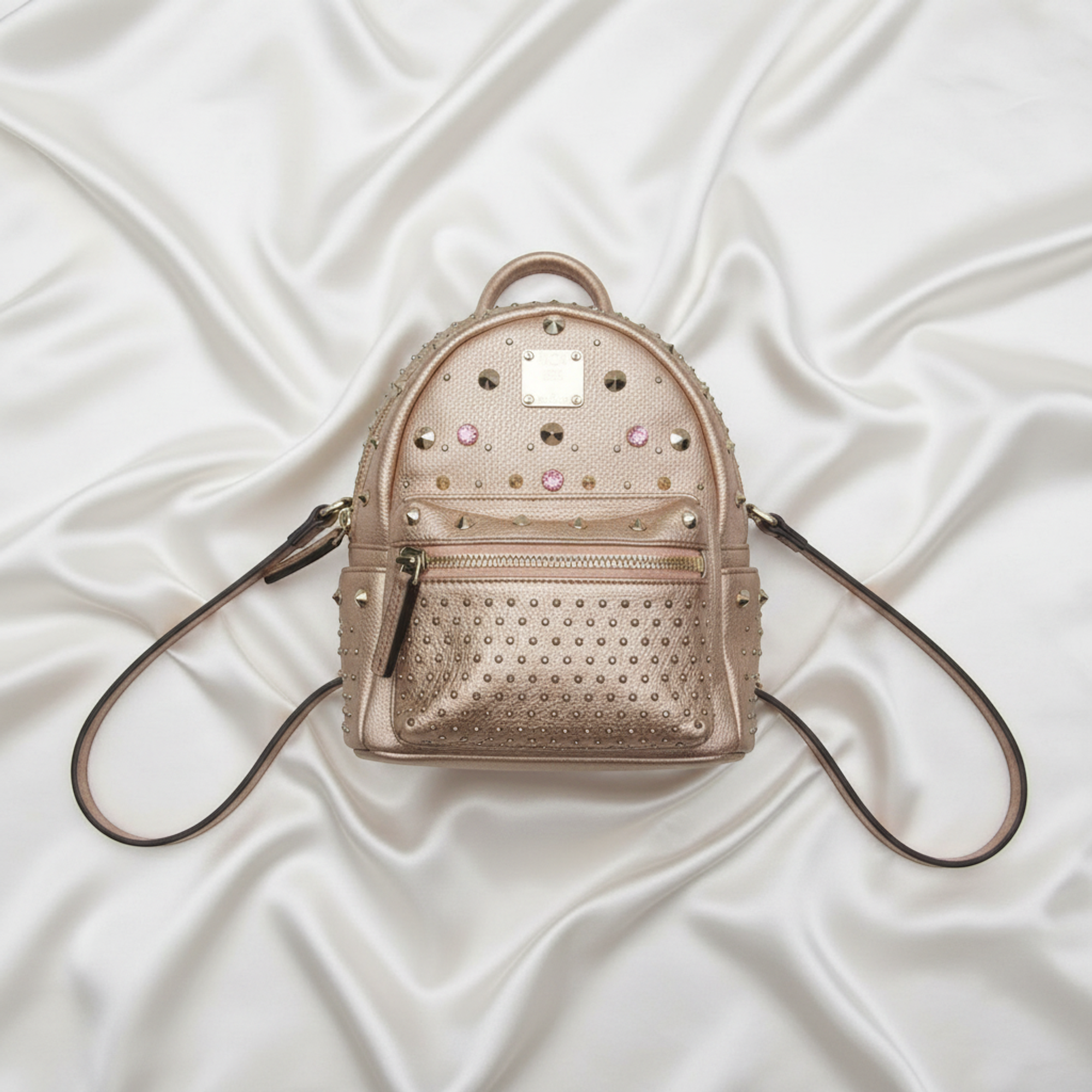 MCM Bebe Boo · Rose Gold Leather