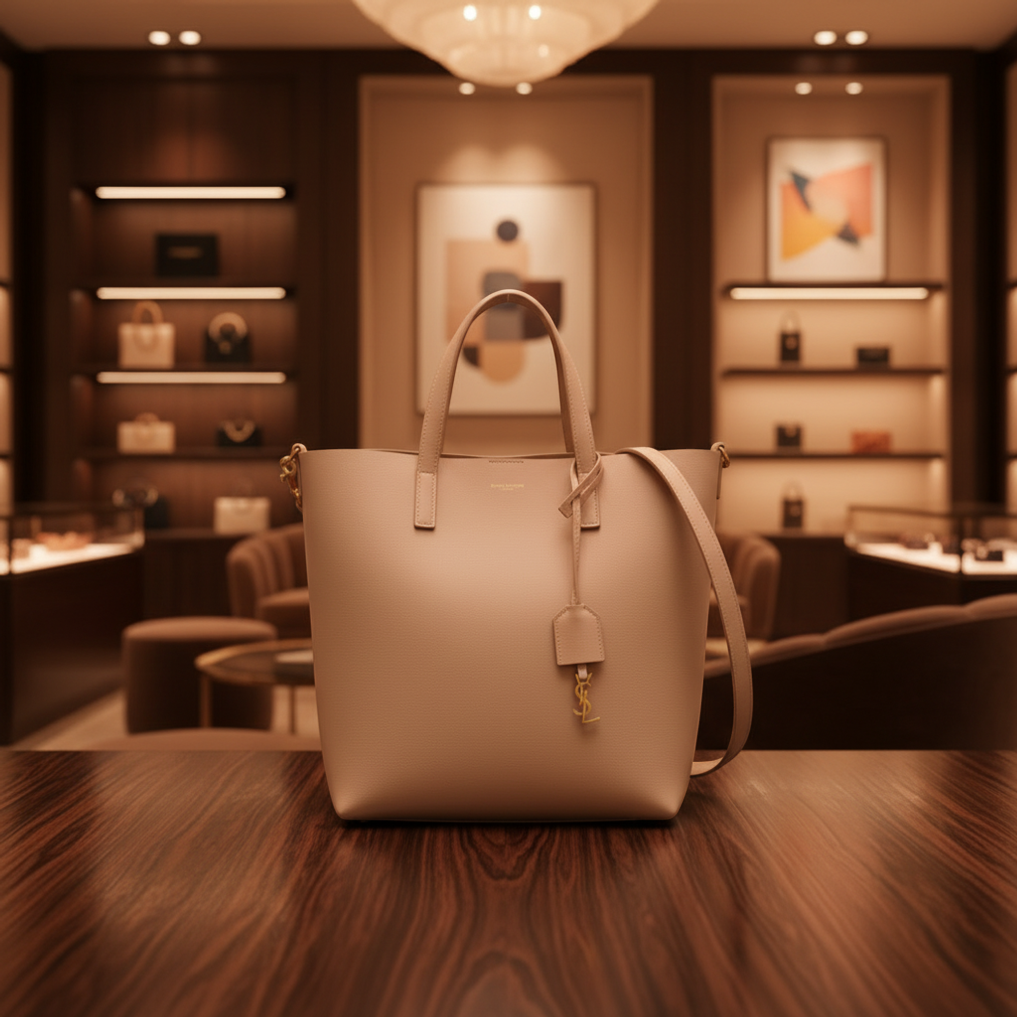 Yves Saint Laurent Toy Shopping · Leather
