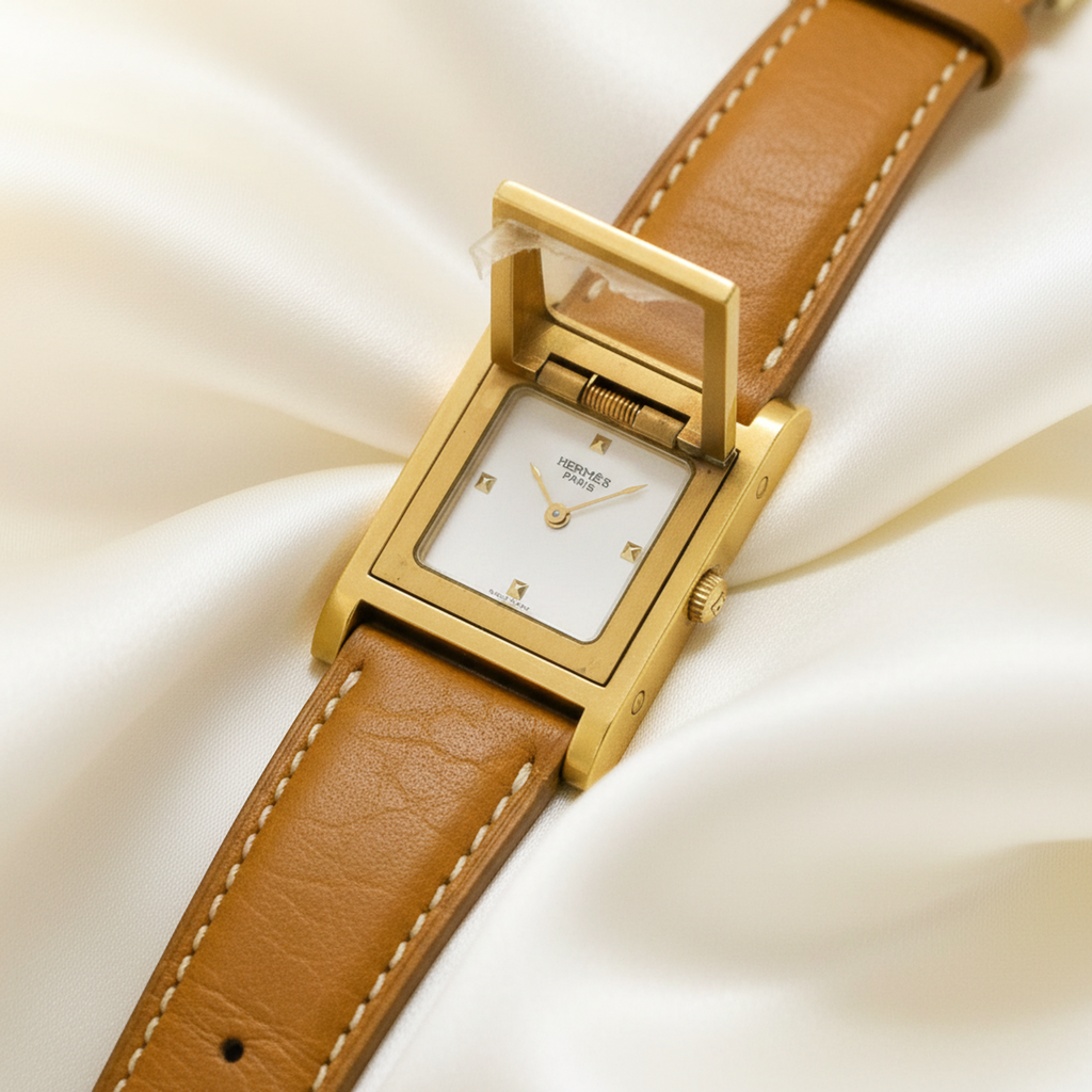 Hermès Medor · Gold Plated · Quartz