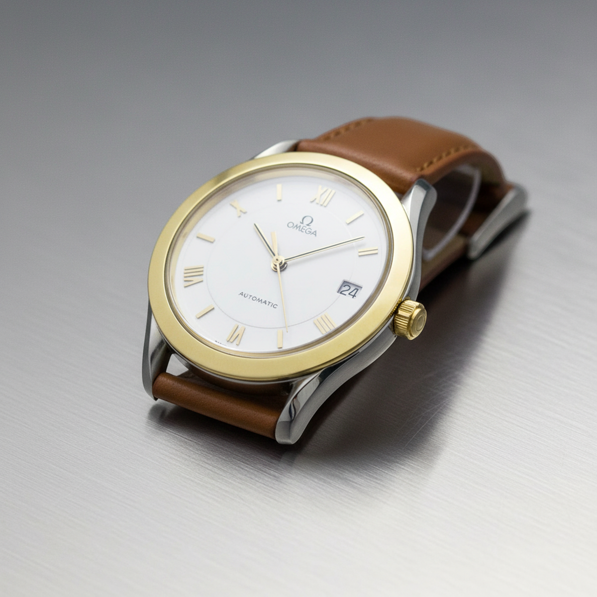 Omega Classic · Steel & 18K Yellow Gold