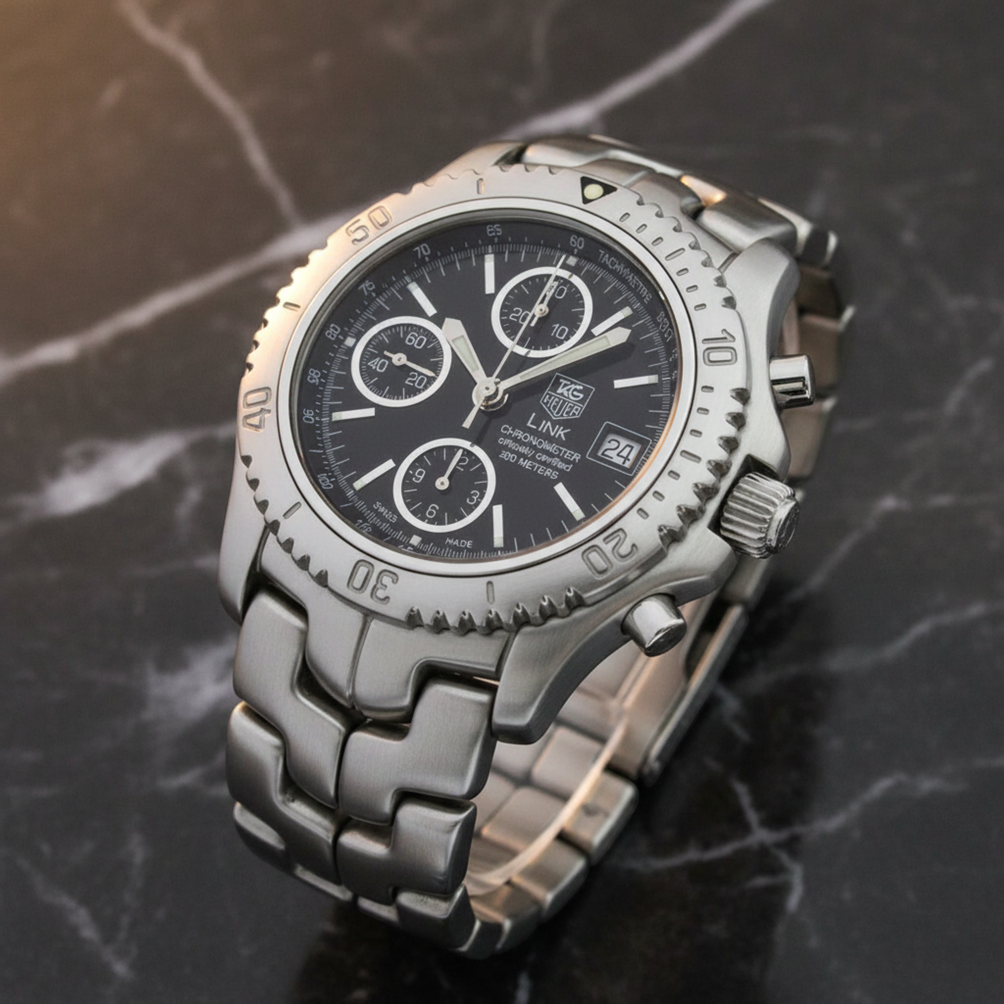 Tag Heuer Link Chronograph · Steel