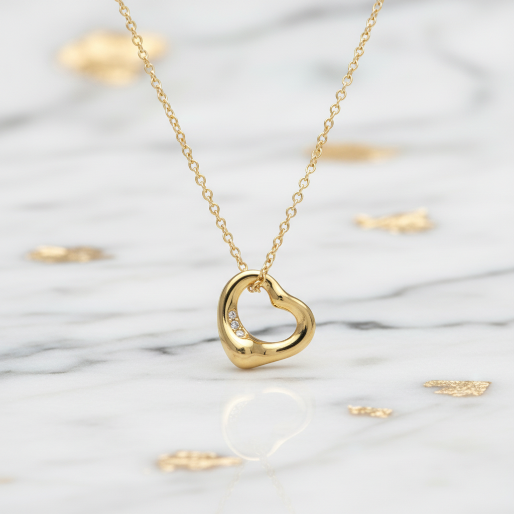 Tiffany Open Heart · Rose Gold · Diamond