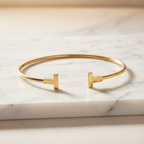 Tiffany T Wire · 18K Yellow Gold Bangle
