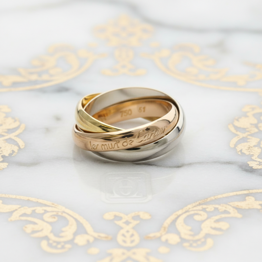 Cartier Trinity · Three Gold