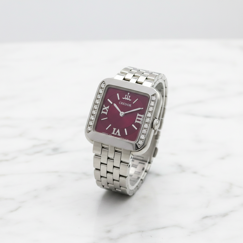Seiko Credor Signo · Diamond · Steel · Quartz