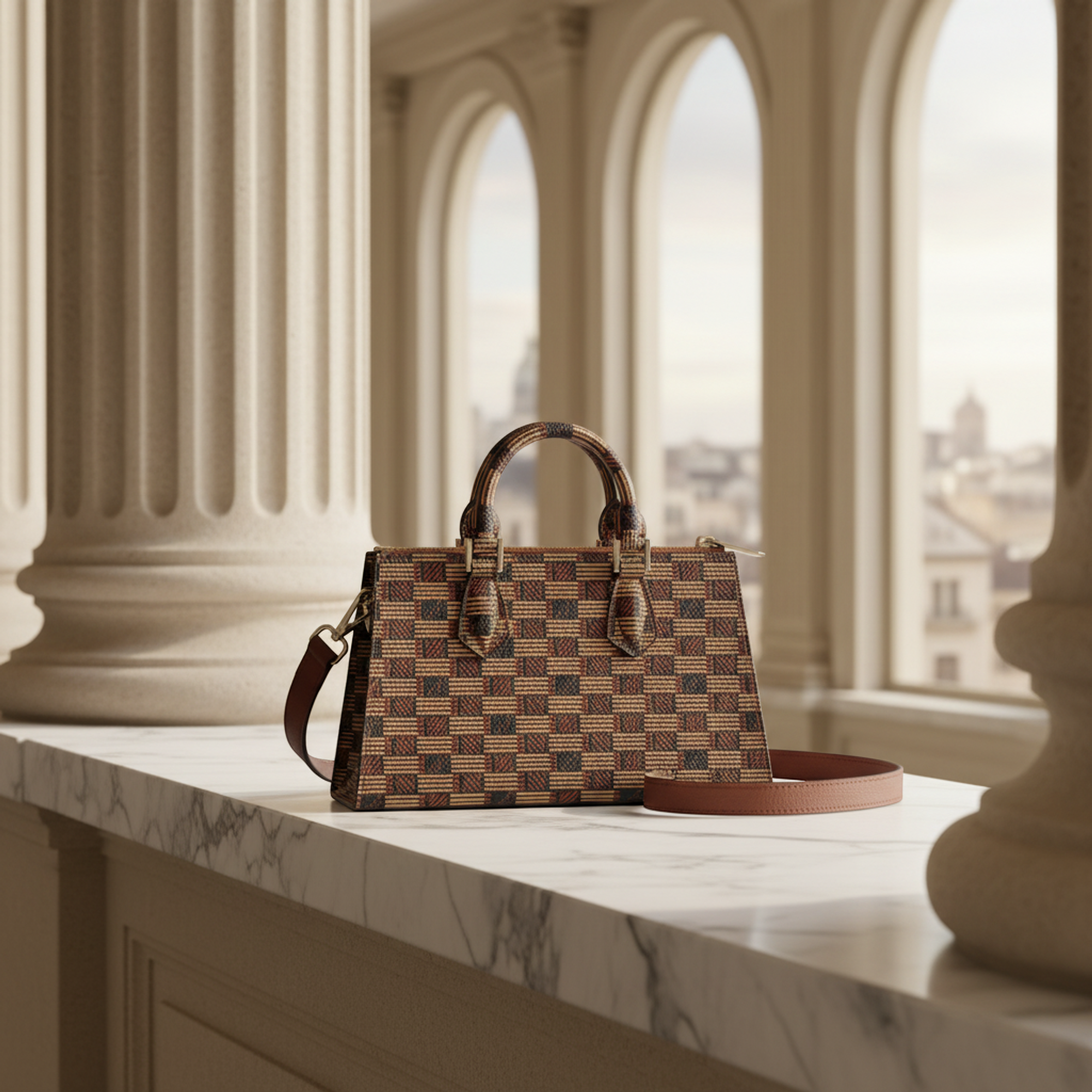 Moreau · Coated Canvas & Leather