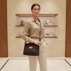 Fendi Selleria · Leather Shoulder Bag