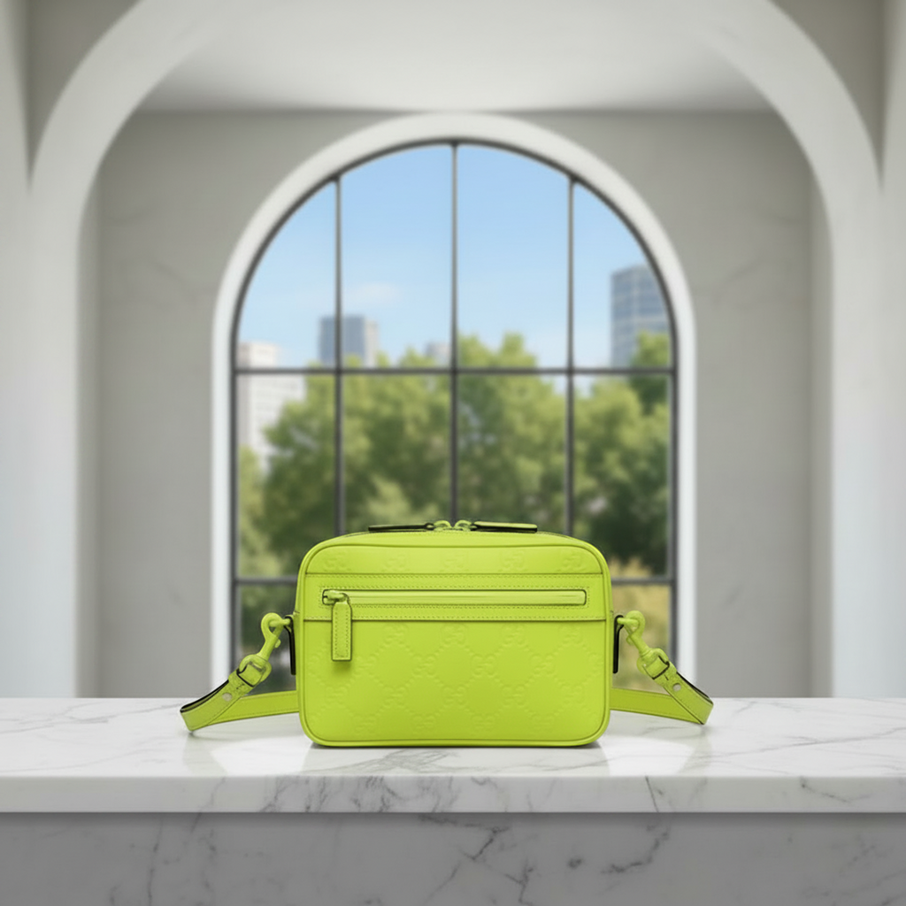 Gucci GG Rubber Effect · Neon Clutch