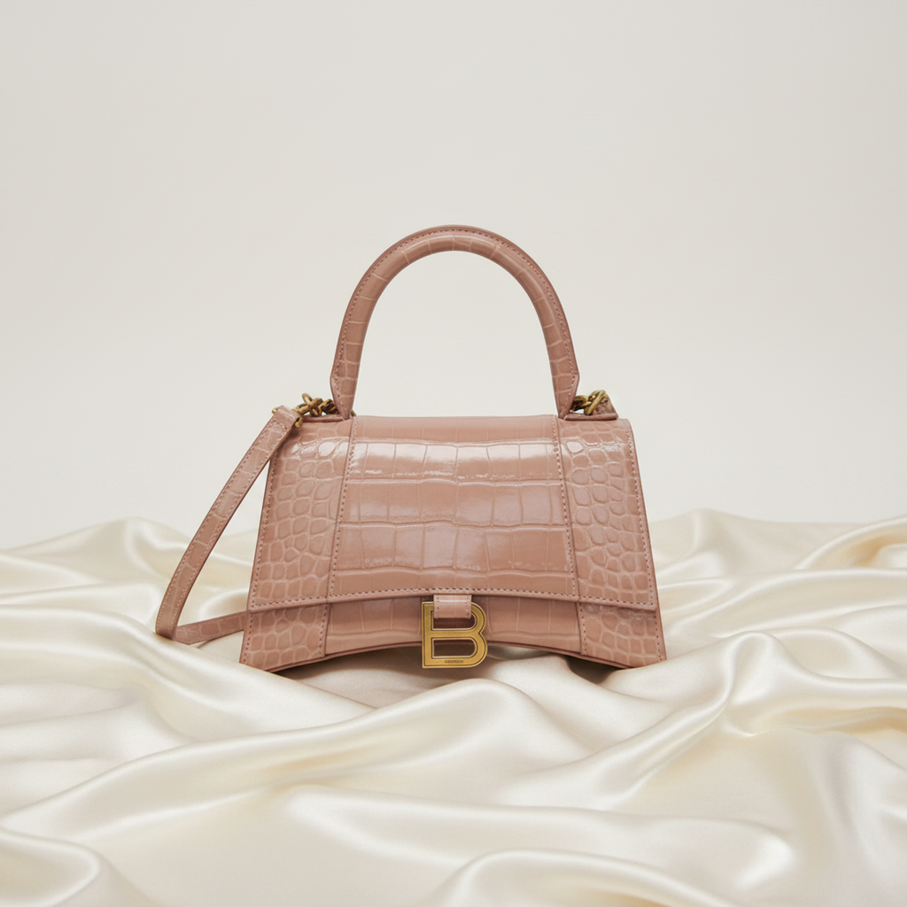 Balenciaga Hourglass · Embossed Leather