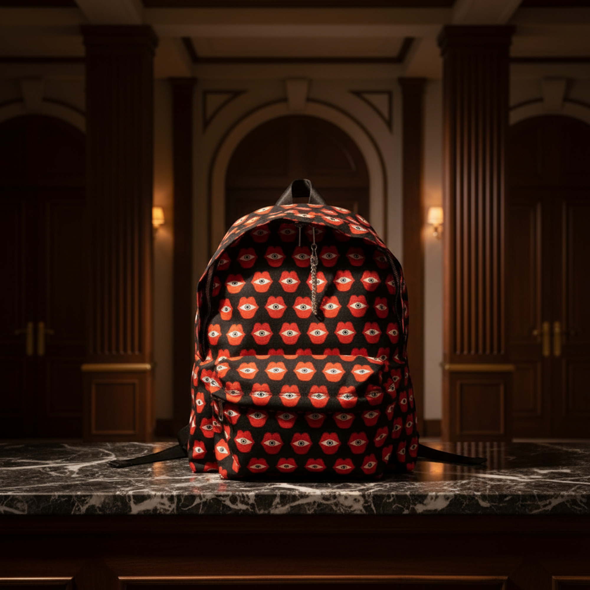 Celine Telepathic Love Print · Backpack