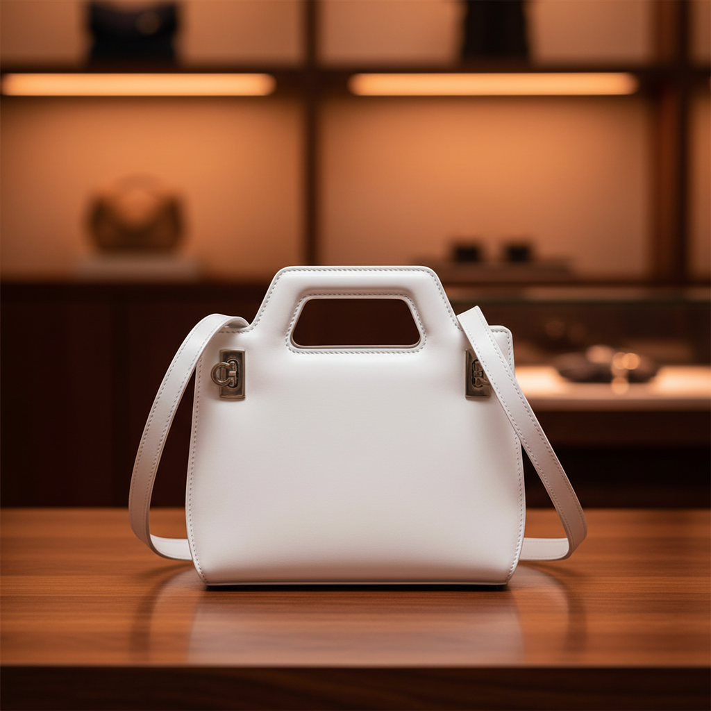 Salvatore Ferragamo Gancini · Leather