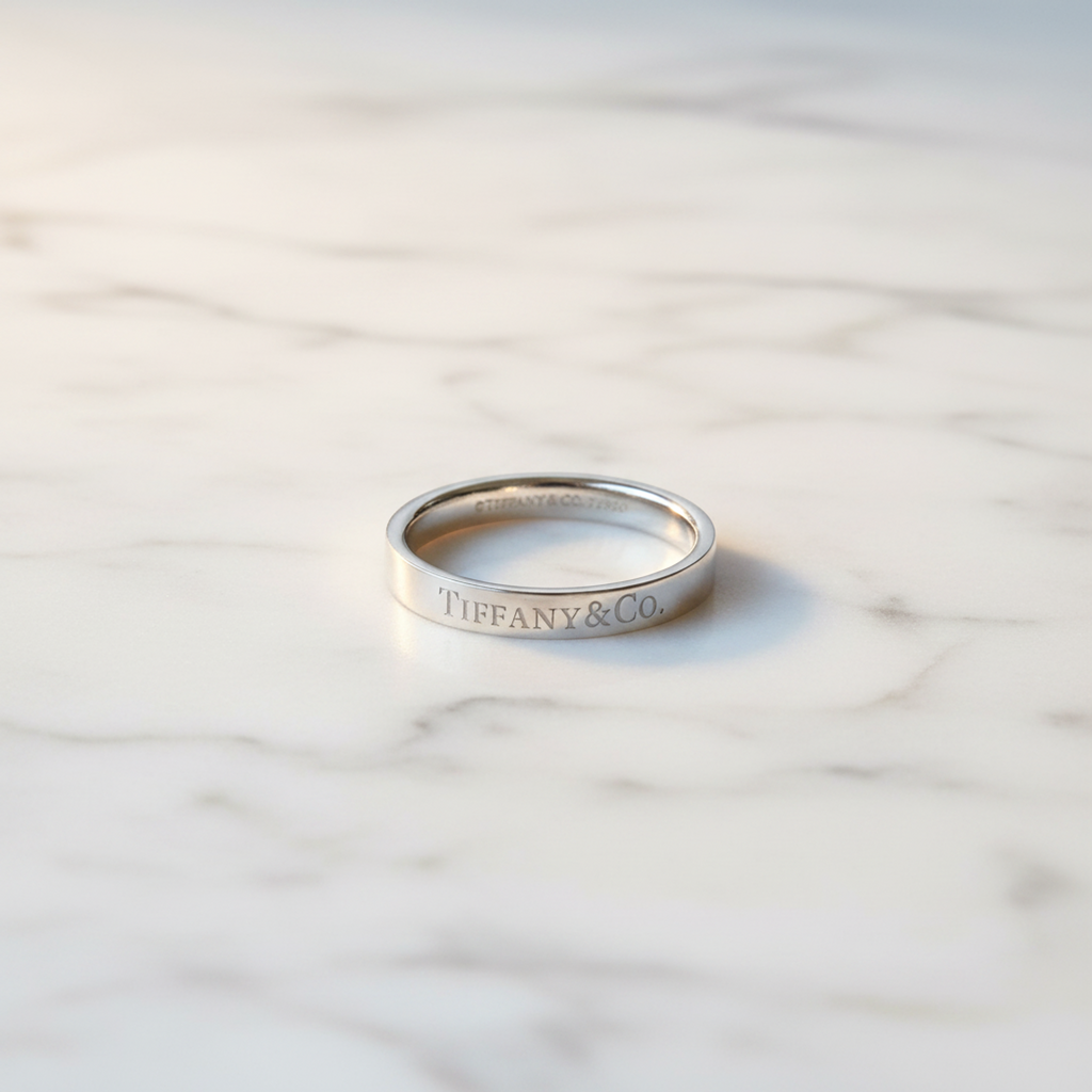 Tiffany Flat Band · Platinum