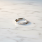 Tiffany Flat Band · Platinum