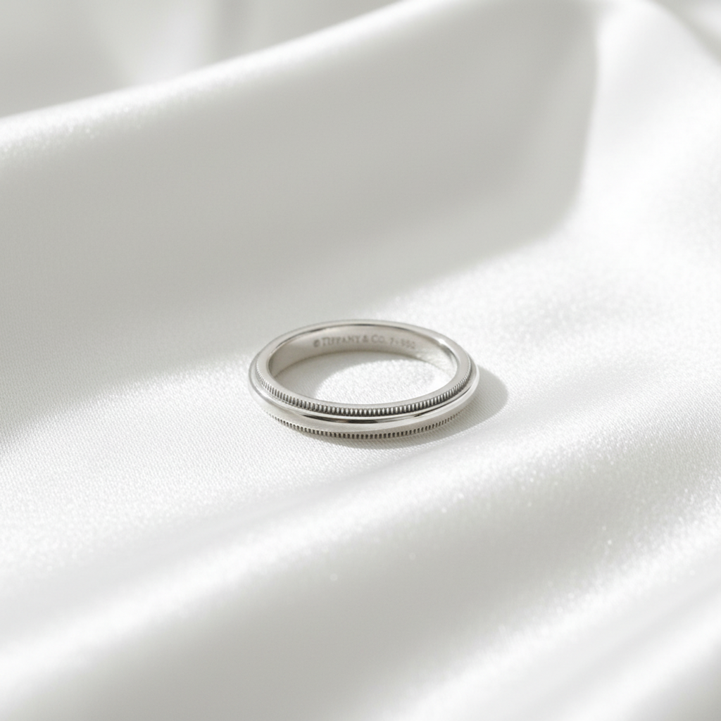 Tiffany Milgrain · Platinum