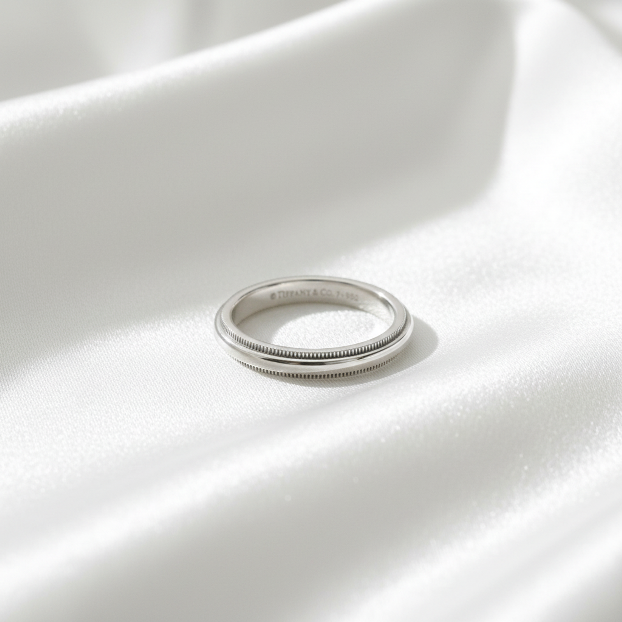 Tiffany Milgrain · Platinum