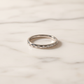 Tiffany Stacking Band · Platinum · 8 Diamonds