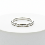 Tiffany Stacking Band · 8 Diamonds · Platinum