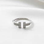 Tiffany T-Wire · 18K White Gold · Diamond