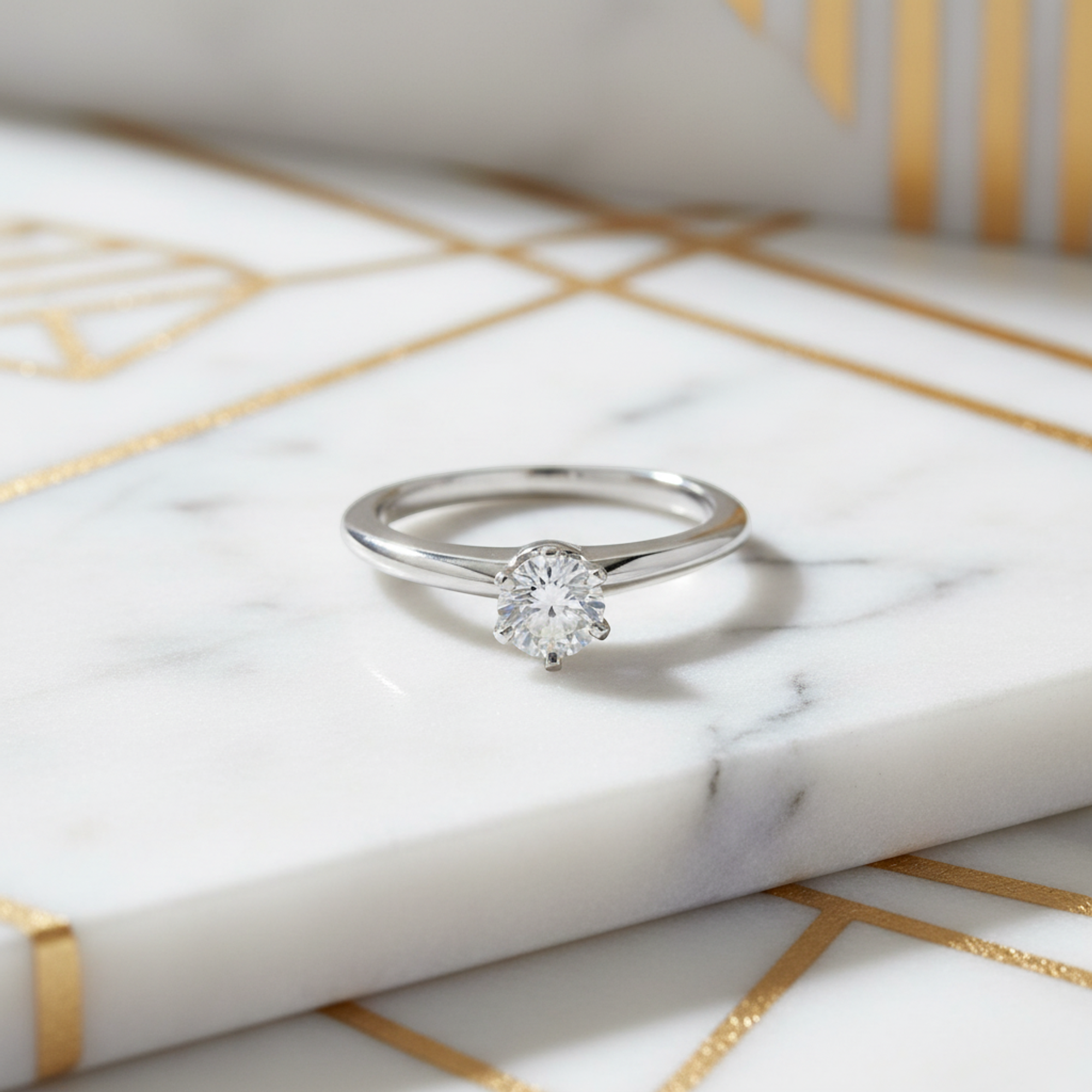 Tiffany Solitaire · Platinum · Diamond