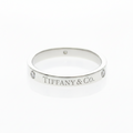 Tiffany Flat Band · Diamonds · Platinum