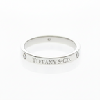 Tiffany Flat Band · Diamonds · Platinum